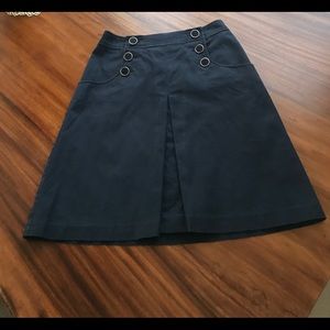 H&M Navy blue sailor skirt